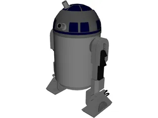 Star Wars R2-D2 R2-Unit 3D Model