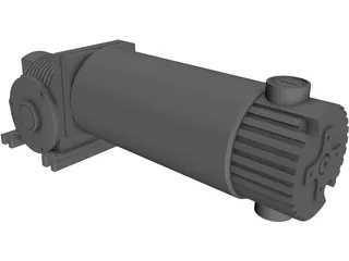 DC Gearmotor 3D Model