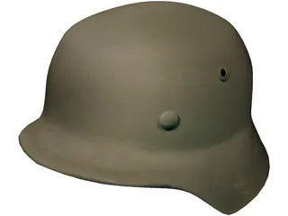 WW2 Nazi Helmet 3D Model