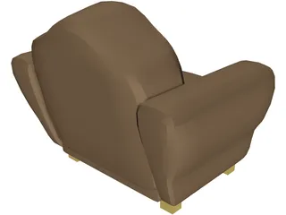 Chair Leather 3D Model