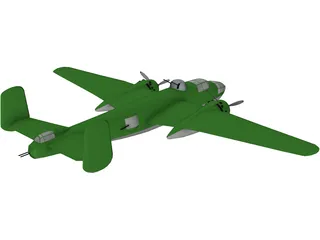 B-52 Bomber 3D Model