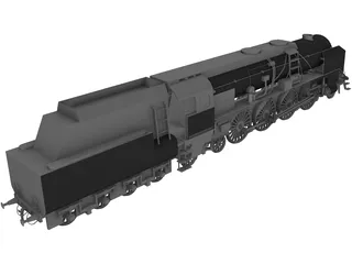 BR12 Austrian Steamengine 3D Model