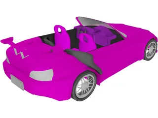 Honda S2000 [Tuned] 3D Model