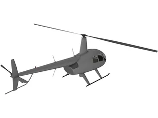 Robinson R44 News 3D Model