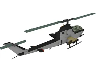 Boeing AH-64 Apache 3D Model