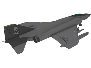 F-4 Phantom II 3D Model