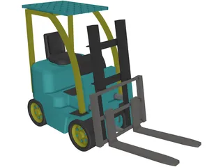 Forklift 3D Model