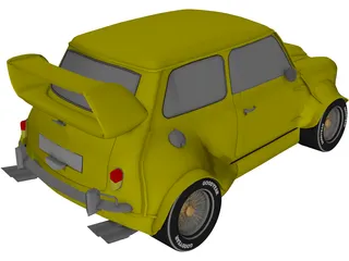 Mini Cooper MG4 Rally Car 3D Model
