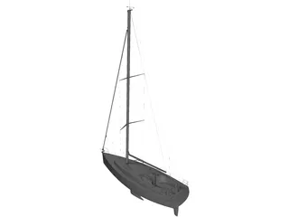 Bavaria 40C Cruiser Yacht 3D Model