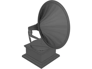 Gramophone 3D Model