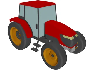Tractor Kubota 108S 3D Model