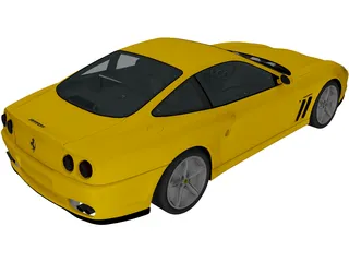 Ferrari 575M Maranello (2002) 3D Model