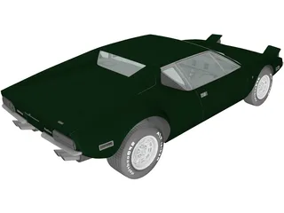 De Tomaso Pantera (1971) 3D Model