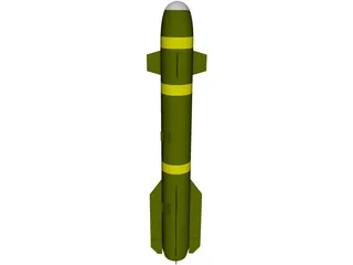 Hellfire Missile 3D Model