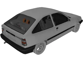 Opel Kadett 3D Model