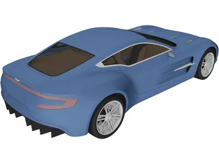 Aston Martin One-77 3D Model