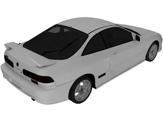 Acura Integra Type-R (2001) 3D Model