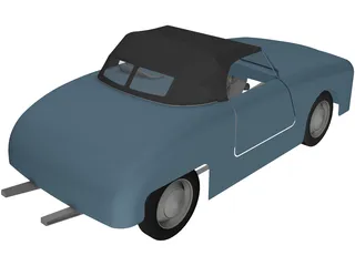 Dyna Kit Car 2CV Based 3D Model