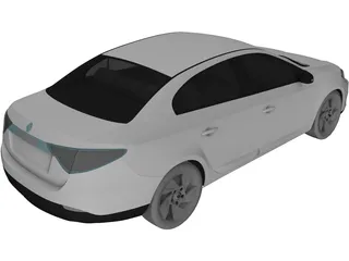 Renault Fluence (2011) 3D Model