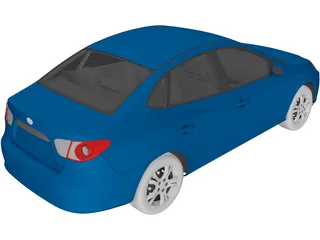 Hyundai Elantra (2011) 3D Model