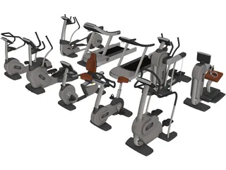 Excite Group Visio Fitness Set 3D Model