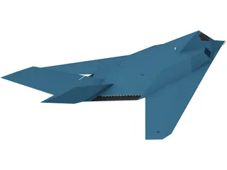 F-117A 3D Model