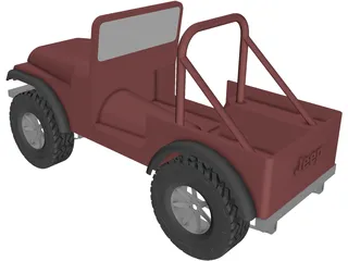 Jeep Renegade 3D Model