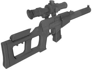 VSS Vintorez 3D Model