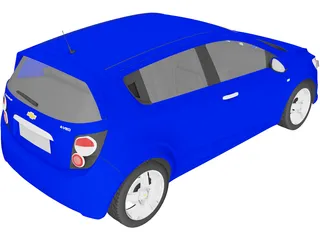 Chevrolet Aveo (2012) 3D Model