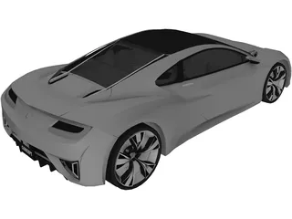 Acura NSX Concept 3D Model