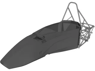 Formula SAE Monocoque and Frame 3D Model