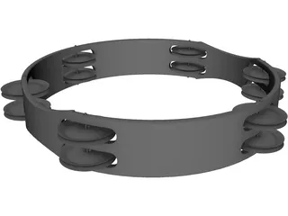 Tambourine 3D Model