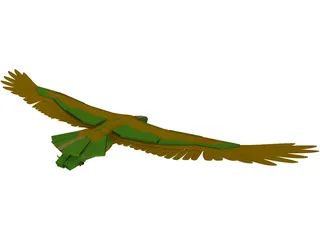 Eagle [Animated] 3D Model