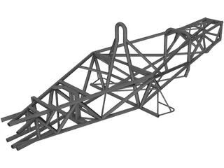 Formula Sena Frame 3D Model