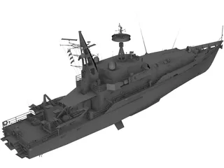 Patrol Boat Ararat 3D Model