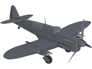 Fairey Firefly 3D Model