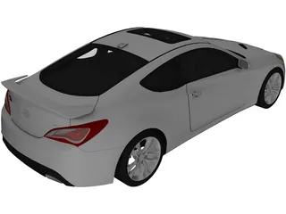 Hyundai Genesis Coupe (2012) 3D Model