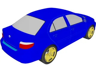 Toyota Vios 3D Model