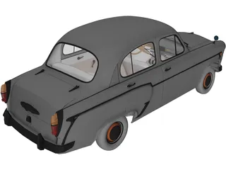 AZLK Moskvich 407 3D Model