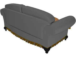 Sofa Classic Design 3D Model