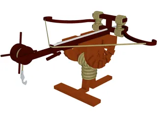 Roman Ballista 3D Model