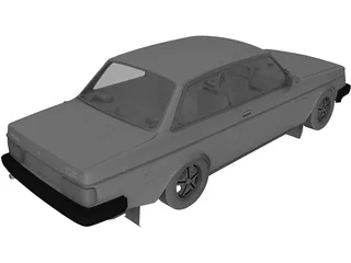 Volvo 242 Turbo (1976) 3D Model