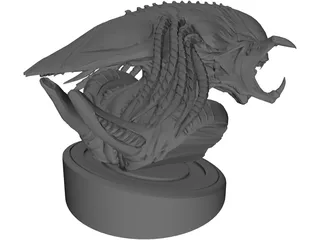 Predator Bust 3D Model