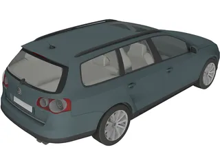 Volkswagen Passat Variant (2006) 3D Model