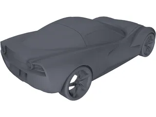 Chevrolet Corvette C7 3D Model