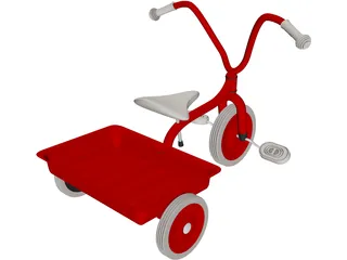 Tricycle Child 3D Model