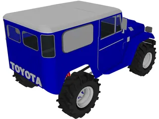 Toyota FJ40 Offroader (1980) 3D Model