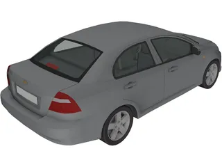Chevrolet Aveo LT (2012) 3D Model