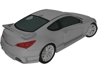 Hyundai Genesis Coupe Sport (2010) 3D Model