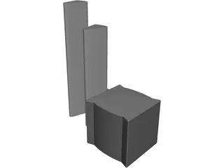 Speakers 3D Model